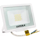 LUXULA Außenstrahler LED 30 W 3000 lm IP65 weiß