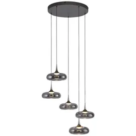 Schöner Wohnen POSH 5-flg. 62,00 cm oval/schwarz/grau