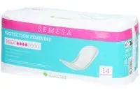 Marque Verte Semesa Protections pour Femmes Midi Serviette hygienique 14 pc(s)