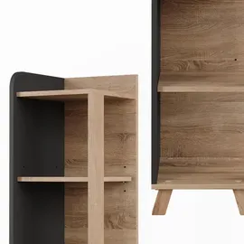 Vicco Midischrank Karen 30 x 35 x 128 cm Braun