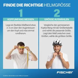 Fischer Fahrradhelm Urban Plus Atlanta S/M weiß schwarz