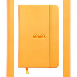 Rhodia Webnotebok A6 9x14cm 96 Blatt dot/punktkariert 90g Orange