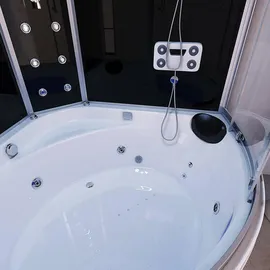 Home Deluxe Dampfdusche Exclusio - Schwarz