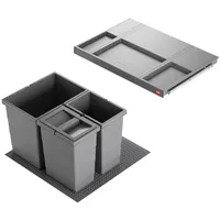 HAILO Allegro System, Mülleimer Einbau 60cm Schublade, Frontauszug -