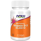 NOW Foods Vitamin D3 50,000 IU Softgels 50 St.