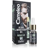 Cameleo – Bart- und Oberlippenbart Pflegeöl - für Männer - feuchtigkeitsspendend & sanfte Hautbefeuchtung - macht den Bart weich, glättet & stärkt ihn - Schnurrbartpflege - 10ml
