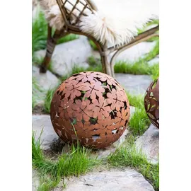 kapaga Gartenkugel 23 cm Rost
