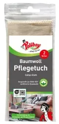POLIBOY Baumwolltuch Pflegetuch, fusselfrei 1000301 , 1 Packung = 2 Stück