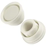2 Stück Poolleiter Gummipuffer, Stopper für Poolleiter für Eingelassene Pools zum Schutz der Schwimmbeckenleiter-Ersatzstufen, Gummimaterial-Poolleiter-Kappenteile.