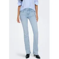 Only Blush Flared Jeans in Bleached-XL-L32