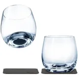 silwy Magnet Whiskyglas, Kristallglas, 2er Set
