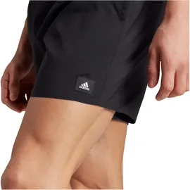 adidas Solid CLX Short-Length Badeshorts Black / Lucid Lemon M