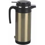 Elektrische Wasserkocher Qiilu Wasserkocher 24V für LKW, 1000 ML Auto Reise Wasserkocher Edelstahl Tasse Schnell Kochen für Tee Kaffee