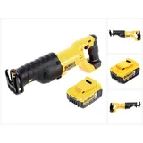 DeWalt DCS 380 18 V Akku Säbelsäge Reciprosäge + 1 x DCB 184 5,0 Ah Li-Ion Akku