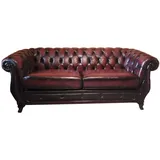 Salottini 3er Sofa Chesterfield 3-Sitzer Couch Manchester Ledersofa Salottini UVP*3.490,-