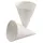 Papstar Spitzbecher 120 ml 200 St. Weiß