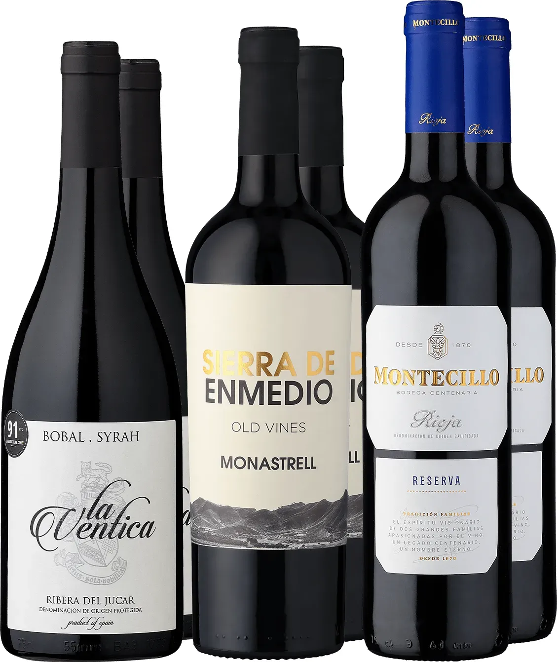 6er-Probierpaket »Spanische Rotwein-Trilogie«