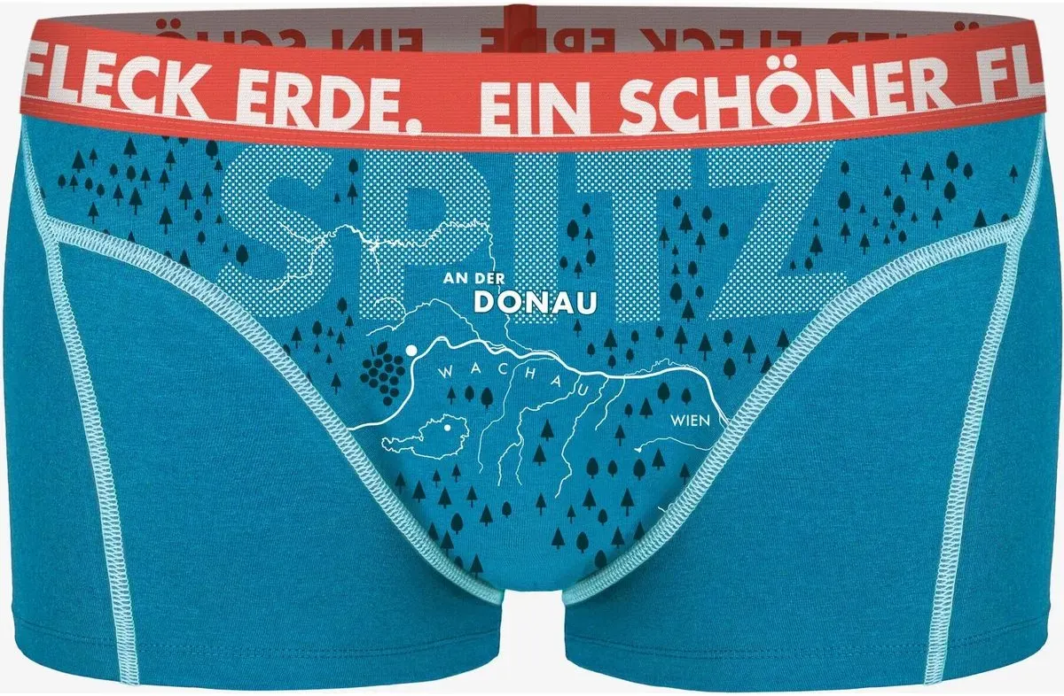Ein schöner Fleck Erde Boxershorts Spitz AN DER Donau Pfauenblau pfauenblau XL