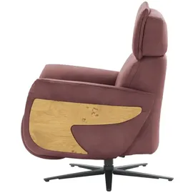 HIMOLLA Relaxsessel Leder 77 x 84 x 101 cm Rot