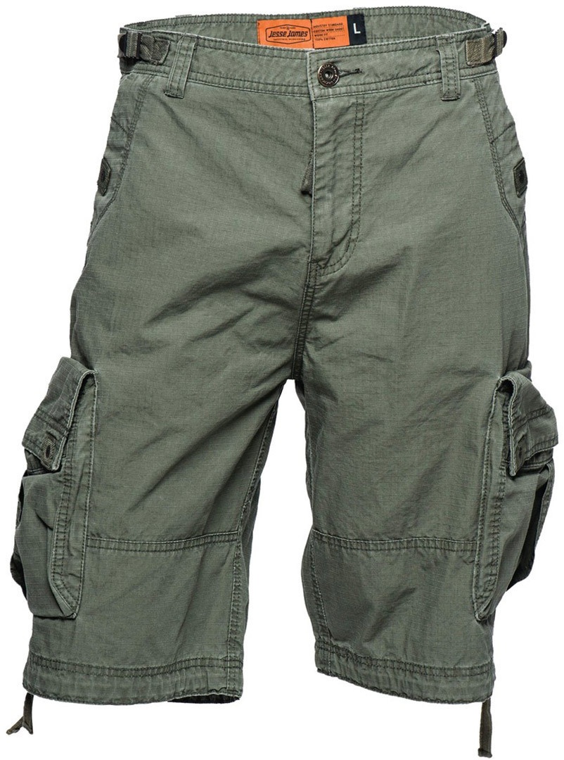 West Coast Choppers Caine Ripstop Cargo Shorts, groen, L 52