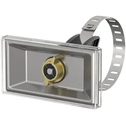 Flamco Universal-Schilderhalter Edstahl, Kunststoff für Schilder 100x50mm F55002