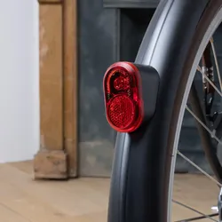 Fahrradbeleuchtung Rücklicht Dynamo LED Steady schwarz SCHWARZ|ROT No Size