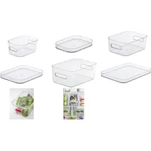 SmartStore Aufbewahrungsbox Compact Clear L 41 x 29 x 16 cm 15-tlg. transparent