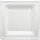 Wisefood 50 Teller - Zuckerrohr Teller - 16 cm (quadratisch, weiß) Bagasse