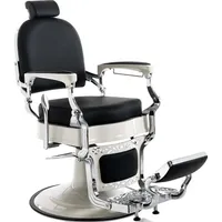 Xanitalia Friseurstuhl Herren Mustang Barbiersessel schwarz