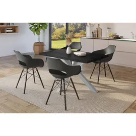 sam möbel gmbh JULIUS 140 x 77 x 80 cm grau