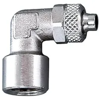 Riegler Winkel-Aufschraubverschraubung G 1/4, für Schlauch 10/8, MS vern.