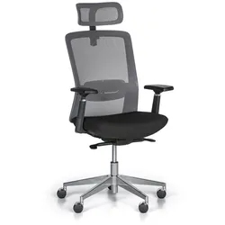 Bürostuhl BACK, grau/schwarz