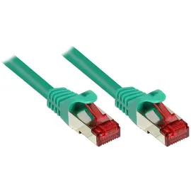 Good Connections Patchkabel Cat. 6, S/FTP, PiMF, PVC, 250MHz, grün, 50m