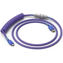 Glorious PC Gaming Race Coiled Cable Nebula Kabel lila PC