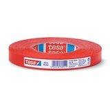 Tesa extra Power Perfect Gewebeband - Gewebeverstärktes Ductape zum Basteln, Reparieren, Befestigen, Verstärken und Beschriften - Rot - 50 m x 19 mm