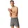 SCHIESSER Boxershorts Multipacks grau / schwarz 3XL 2er Pack