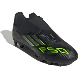 adidas F50 Club FG/MG Kinder core black/iron met./lucid lemon 38