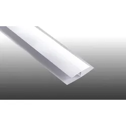 10 mm H-Profil - für 10 mm Paneele - Länge: 3000 mm - Farbe: Weiß – robustes Verbindungsprofil – ideales Zusatzprofil für Wand- und Deckenpaneele