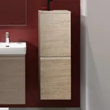 Laufen Halbhochschrank 33,5 x 105 x 33,5 cm Braun/Weiß
