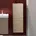 Halbhochschrank 5 x 105 x 5 Braun/Weiß