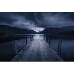 Fototapete PAPERMOON "Photo-Art JINGSHU ZHU, STURM KOMMEN", bunt, B:4,00m L:2,60m, Vlies, Tapeten