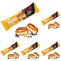 Protein Riegel | Corny | Soft Peanut-Caramel Flavor | 30% Protein | Eiweißriegel ohne Zuckerzusatz | Einzelriegel 45g (Packung mit 5)