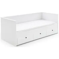 RELITA Stauraumbett KIRA 90 x 200 cm MDF weiß