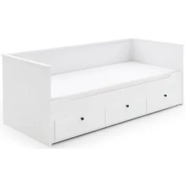 RELITA Stauraumbett KIRA 90 x 200 cm MDF weiß