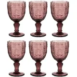 Butlers VICTORIAN 6x Weingläser 230ml Gläser 6 ct