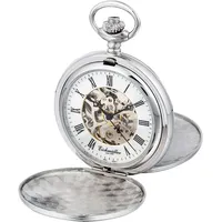 Eichmüller Taschenuhr 8212 teilskeletttiert beidseitig aufklappbar