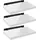 Woltu Wandregal 80 x 22,9 x 3,8 cm Weiß