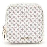 GUESS Schmuckschatulle Cube Jewelery Case White Logo Multi