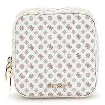 GUESS Schmuckschatulle Cube Jewelery Case White Logo Multi