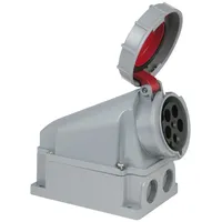 PCE CEE 63 A/400 V 5P Wallmount - Rot